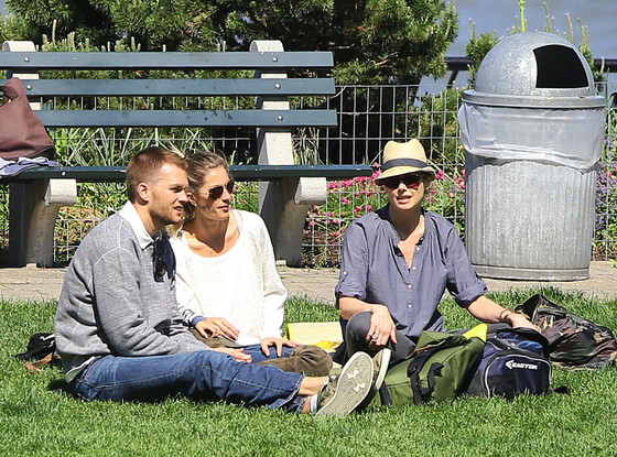 Tom Brady, Gisele Bundchen, Bridget Moynahan Tom Brady, Gisele Bundchen, Bridget Moynahan